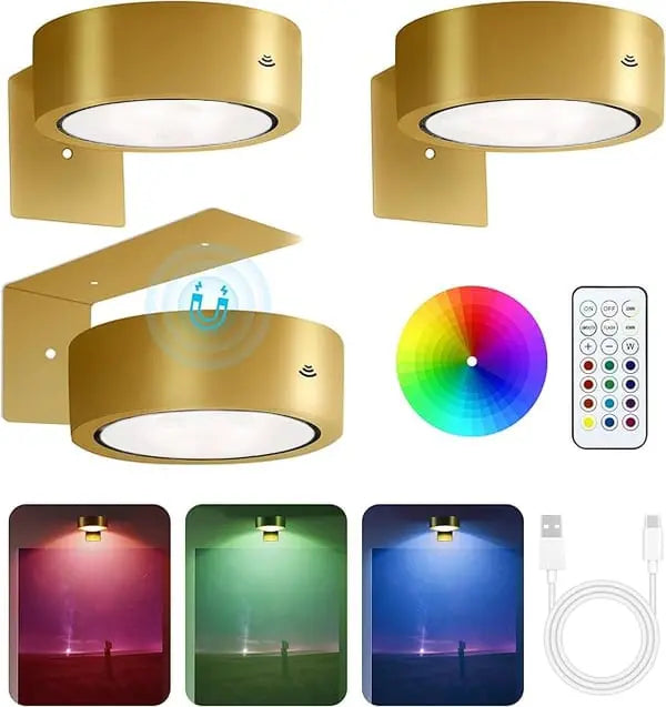 Rynx | Magnetic LED Picture Light – Cordless, Dimmable & Rechargeable
