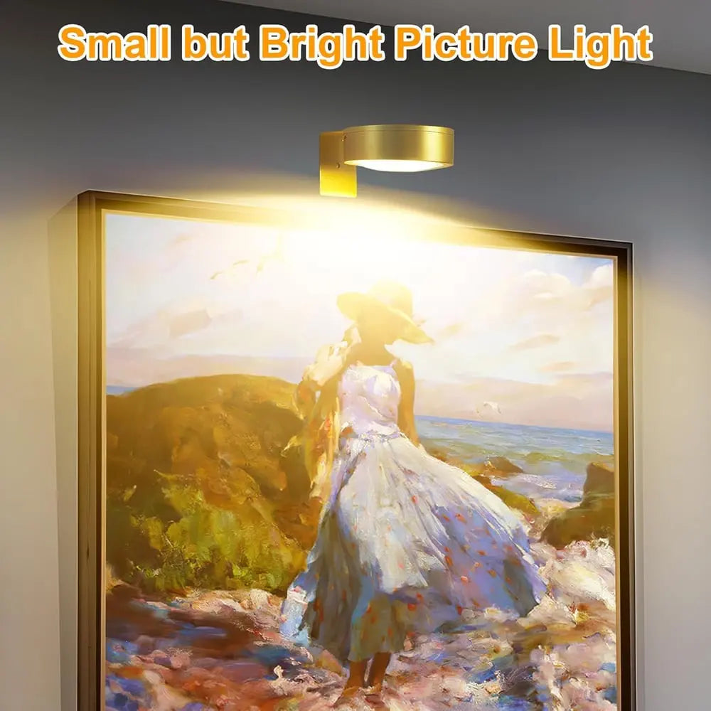Rynx | Magnetic LED Picture Light – Cordless, Dimmable & Rechargeable