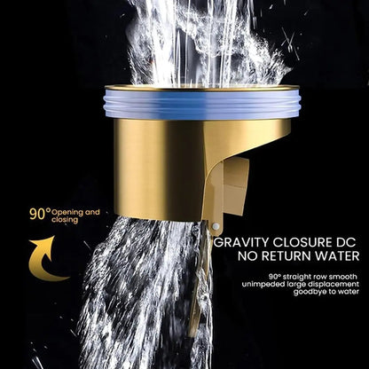 Rynx | Brass drain core – Odor stopper & hair strainer for floor drains