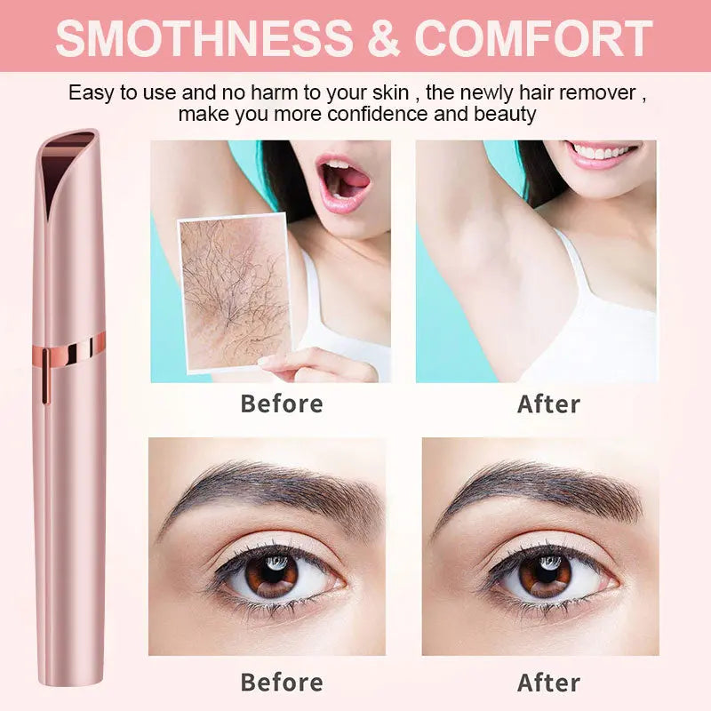 Rynx | Pain-Free Electric Eyebrow Trimmer for Precise Hair Removal