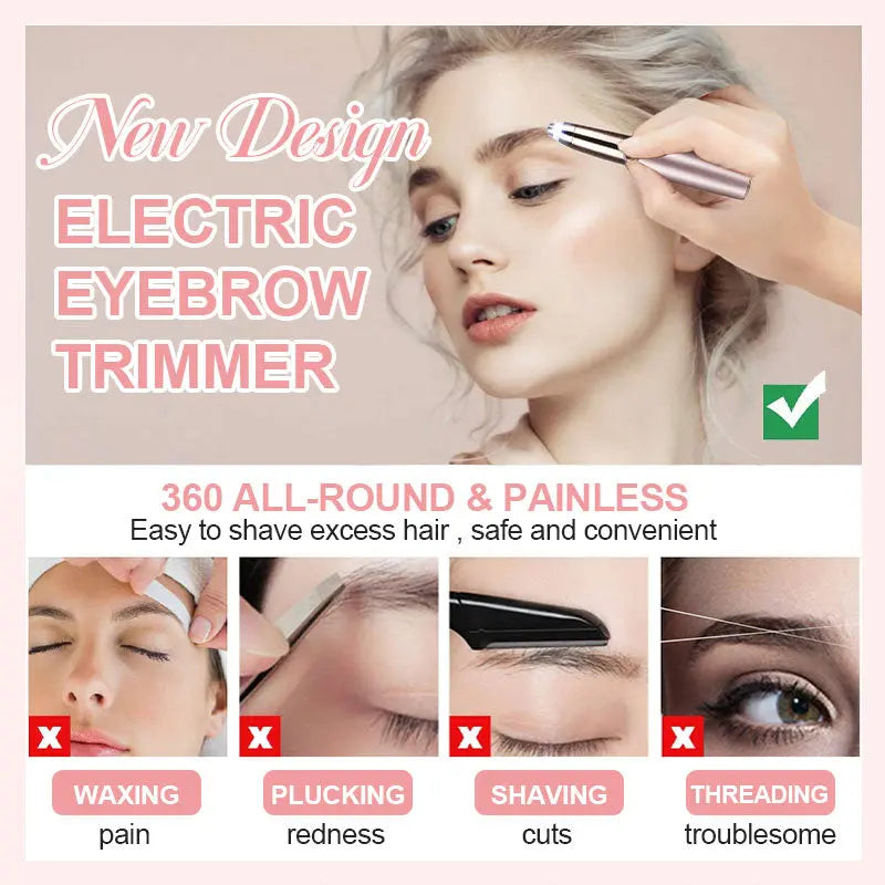 Rynx | Pain-Free Electric Eyebrow Trimmer for Precise Hair Removal