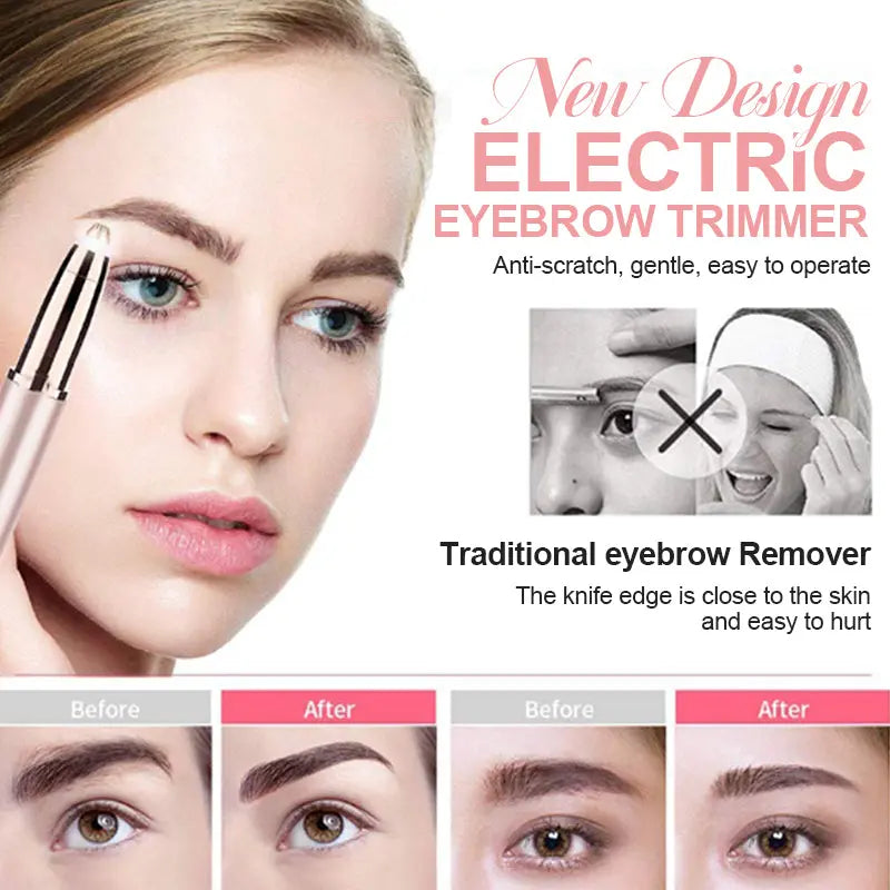 Rynx | Pain-Free Electric Eyebrow Trimmer for Precise Hair Removal