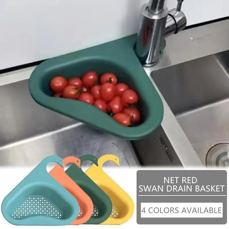 Rynx | Swan-shaped draining basket for the sink – Practical & decorative