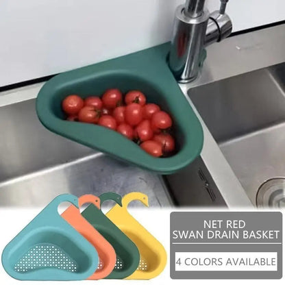 Rynx | Swan-shaped draining basket for the sink – Practical & decorative