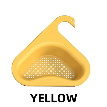 Rynx | Swan-shaped draining basket for the sink – Practical & decorative Yellow 1+1 Free