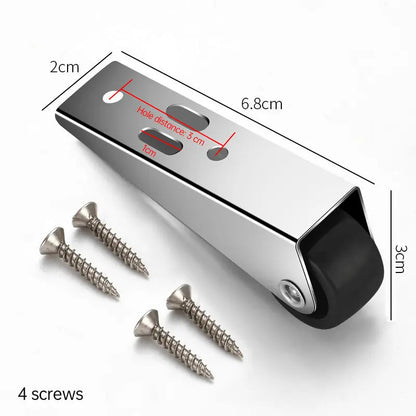 Rynx | Swivel Door Roller with Long Bracket – Quiet & Scratch-Free