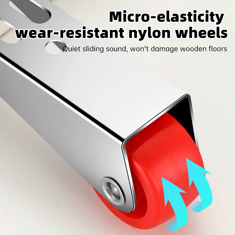 Rynx | Swivel Door Roller with Long Bracket – Quiet & Scratch-Free