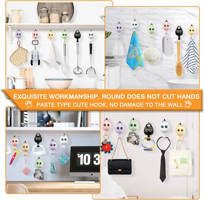 Rynx | Self-adhesive Cat Hooks – Cute, Sturdy & No Drilling