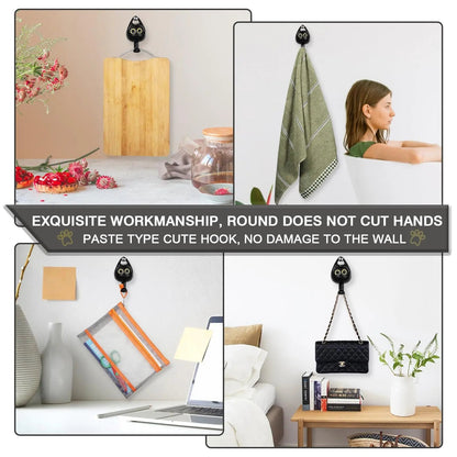 Rynx | Self-adhesive Cat Hooks – Cute, Sturdy & No Drilling