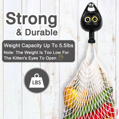 Rynx | Self-adhesive Cat Hooks – Cute, Sturdy & No Drilling