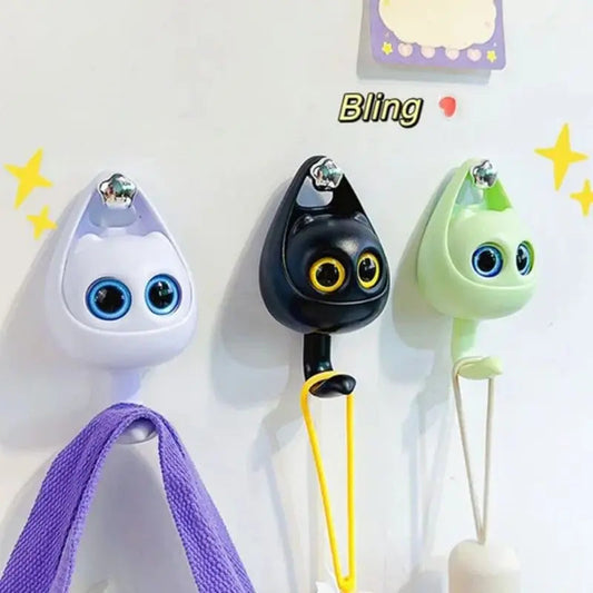Rynx | Self-adhesive Cat Hooks – Cute, Sturdy & No Drilling