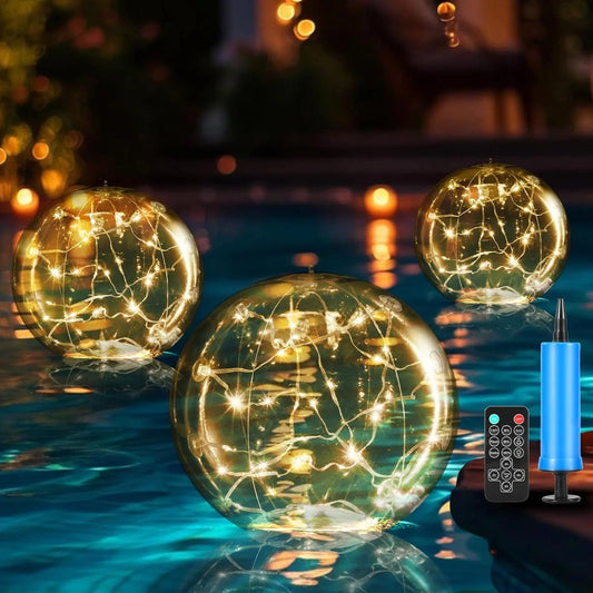 Rynx | Solar Floating Pool Lights – Waterproof & Color Changing