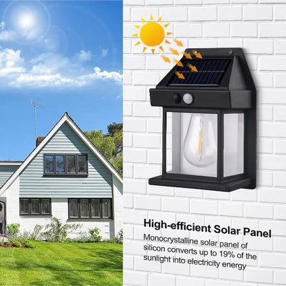 Rynx | Solar wall light for outdoor use – With motion sensor & twilight automation