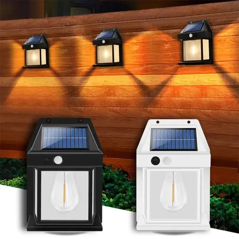 Rynx | Solar-powered LED outdoor wall light – Perfect for gardens, patios, garages, and entrances