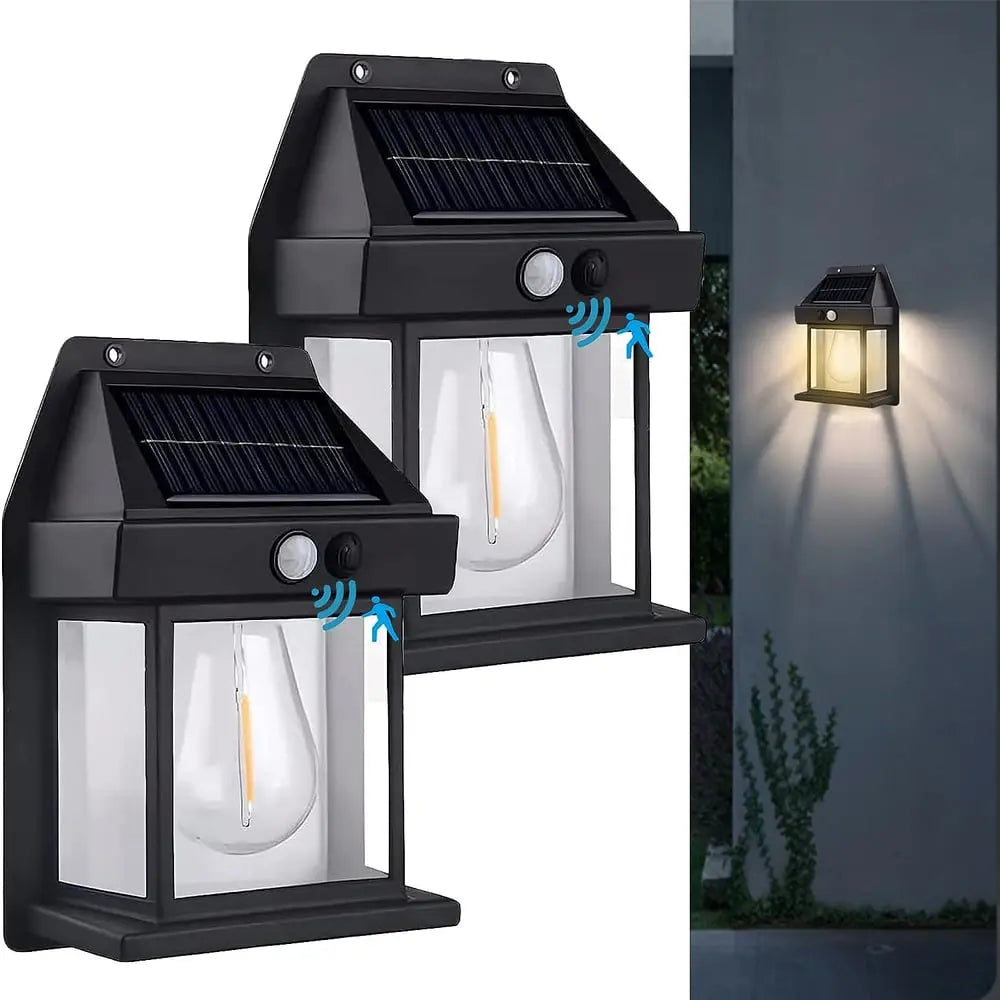 Rynx | Solar-powered LED outdoor wall light – Perfect for gardens, patios, garages, and entrances