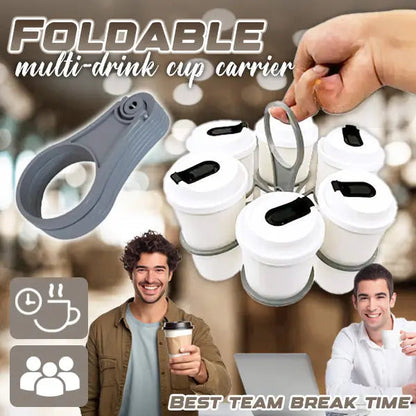 Rynx | Portable Foldable Drink Holder for up to 6 Drinks