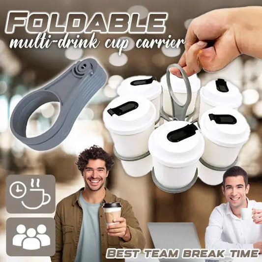 Rynx | Portable Foldable Drink Holder for up to 6 Drinks