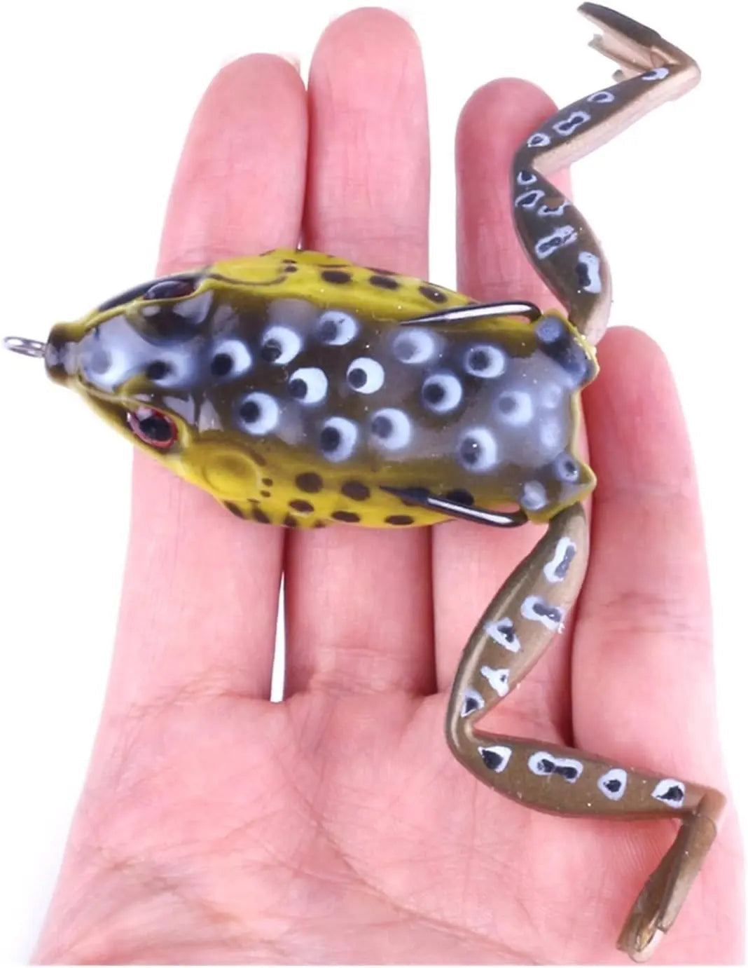 Rynx | Ultimate Frog Lure Popper – With Propeller Feet for Realistic Swimming Motion