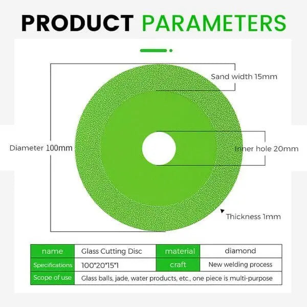 Rynx | Ultra-thin diamond glass cutting disc