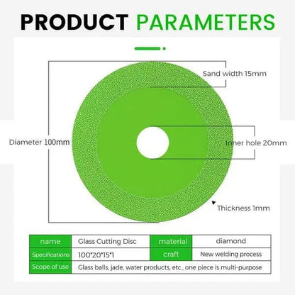 Rynx | Ultra-thin diamond glass cutting disc
