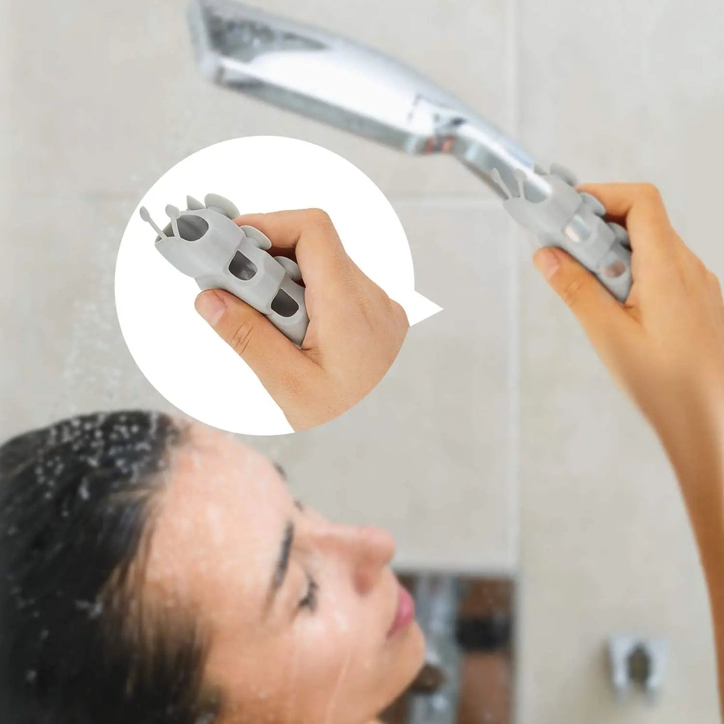 Rynx | Adjustable shower head holder with strong suction cup