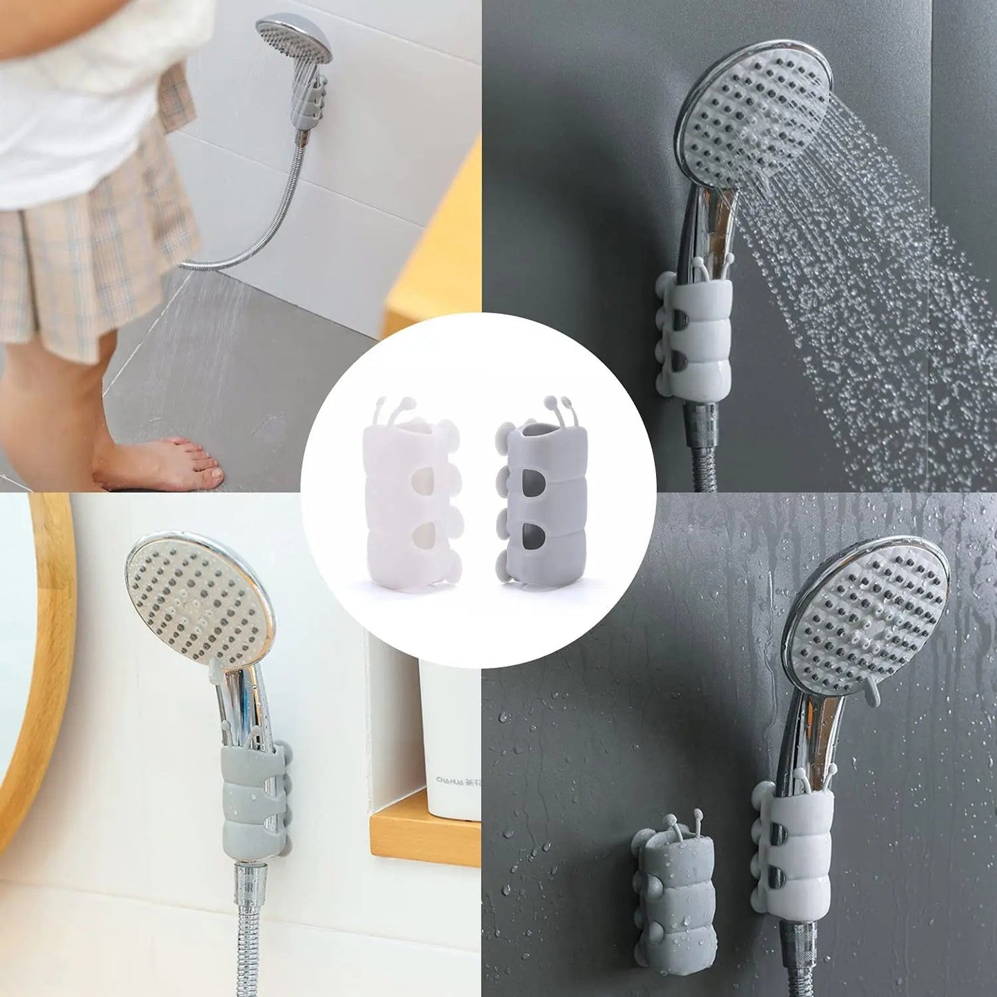 Rynx | Adjustable shower head holder with strong suction cup