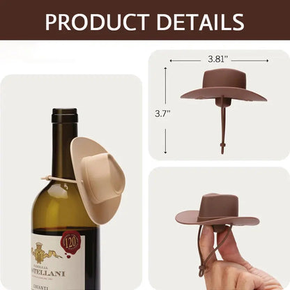 Rynx | Wine Bottle Stopper in Cowboy Hat Design – Tight, Stylish & Original