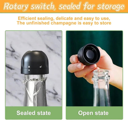 Rynx | Wine stopper with vacuum function – Preserves aroma & carbonation reliably