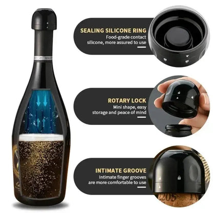 Rynx | Wine stopper with vacuum function – Preserves aroma & carbonation reliably