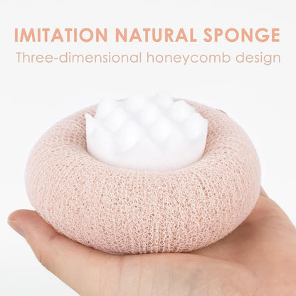 Rynx | Super soft sunflower peeling bath sponge