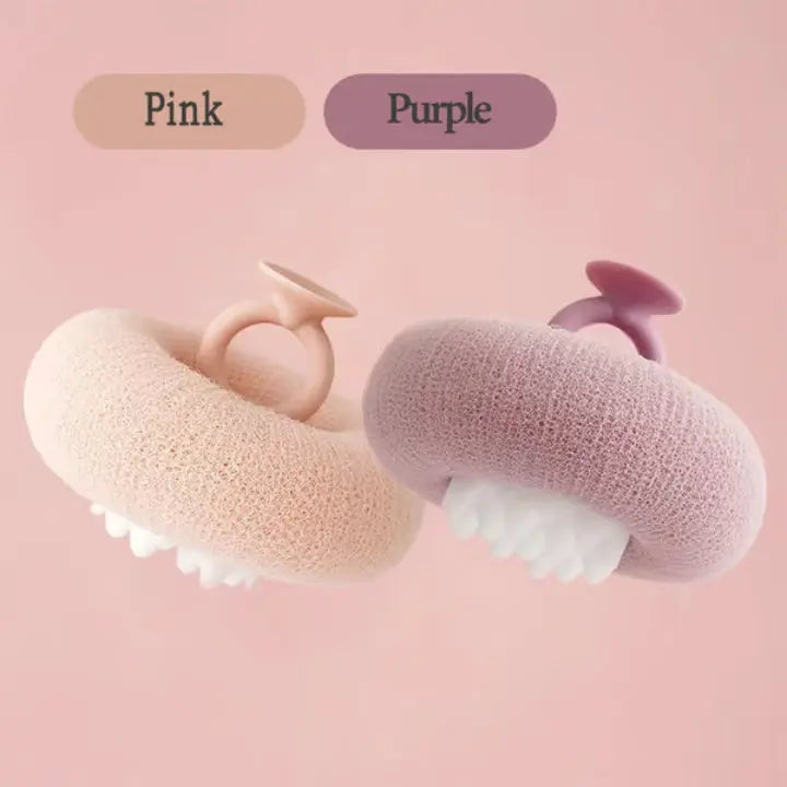 Rynx | Super soft sunflower peeling bath sponge