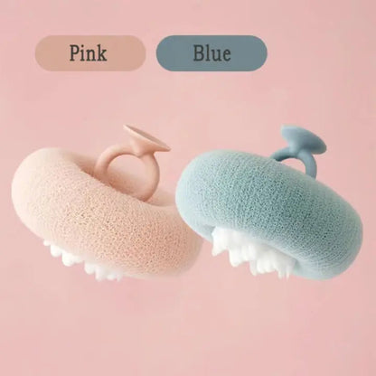 Rynx | Super soft sunflower peeling bath sponge