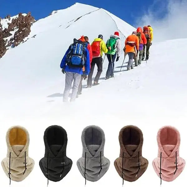 Rynx | Windproof Sherpa Hooded Ski Mask for Ultimate Cold PRedection