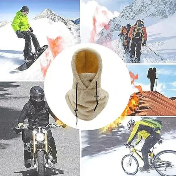 Rynx | Windproof Sherpa Hooded Ski Mask for Ultimate Cold PRedection