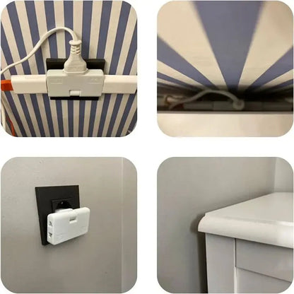 Rynx | 180° Redatable Multiple Socket – Compact & Space-Saving