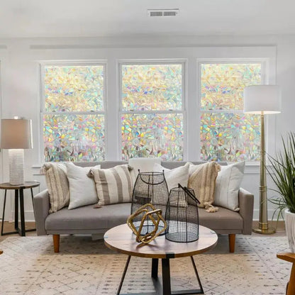 Rynx | 3D Rainbow Window Film – Privacy PRedection & Decoration without Adhesive
