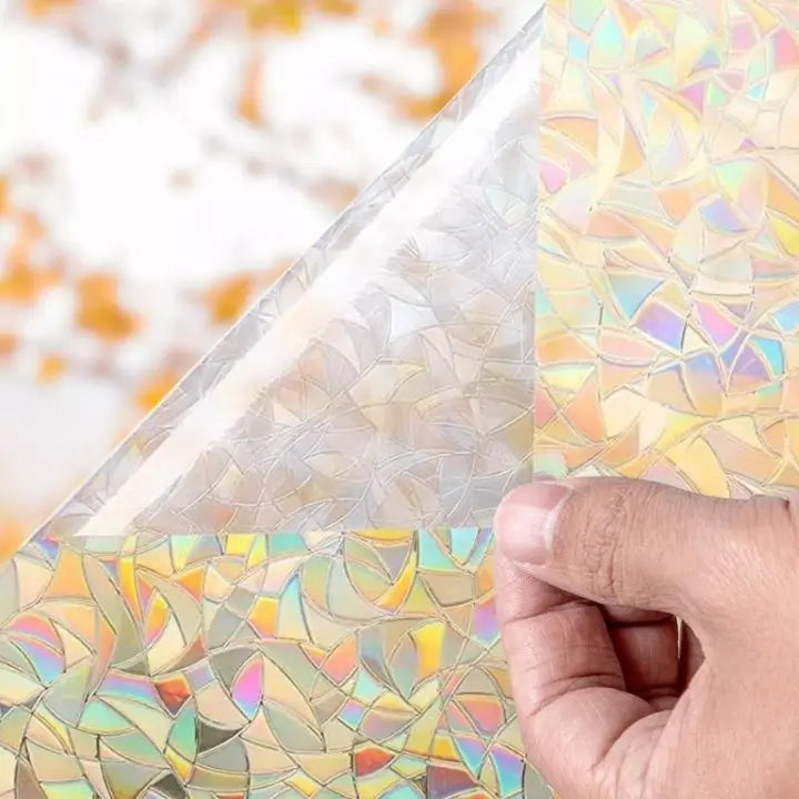 Rynx | 3D Rainbow Window Film – Privacy PRedection & Decoration without Adhesive
