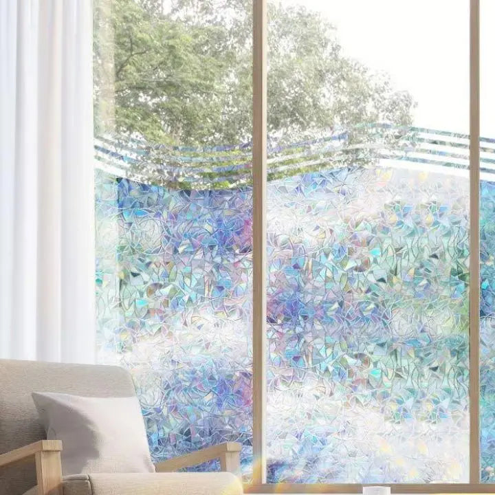 Rynx | 3D Rainbow Window Film – Privacy PRedection & Decoration without Adhesive