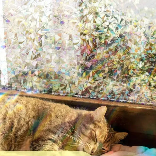 Rynx | 3D Rainbow Window Film – Privacy PRedection & Decoration without Adhesive