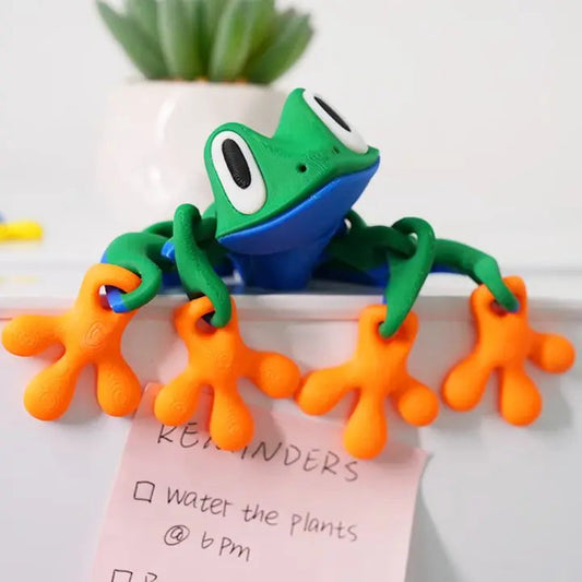 Rynx | 3D-printed magnetic frog refrigerator magnet