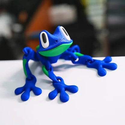 Rynx | 3D-printed magnetic frog refrigerator magnet