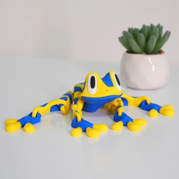 Rynx | 3D-printed magnetic frog refrigerator magnet