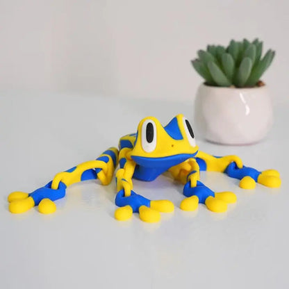 Rynx | 3D-printed magnetic frog refrigerator magnet
