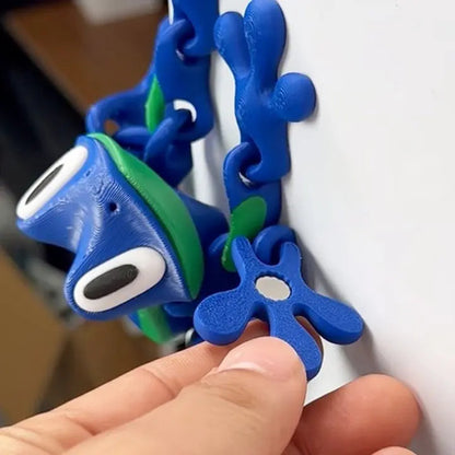 Rynx | 3D-printed magnetic frog refrigerator magnet