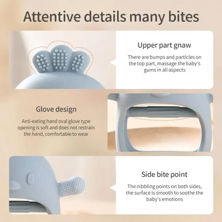 Rynx | Baby teething glove – chick-shaped teething ring