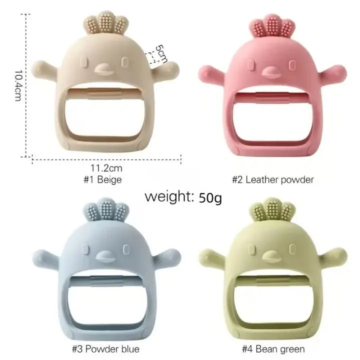 Rynx | Baby teething glove – chick-shaped teething ring
