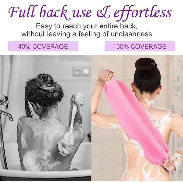 Rynx | Stretchable back brush bath towel