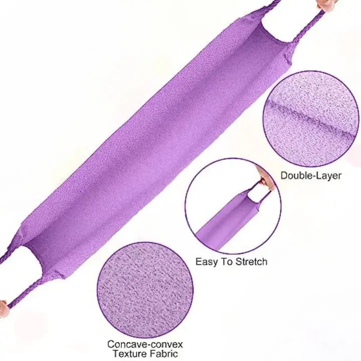 Rynx | Stretchable back brush bath towel
