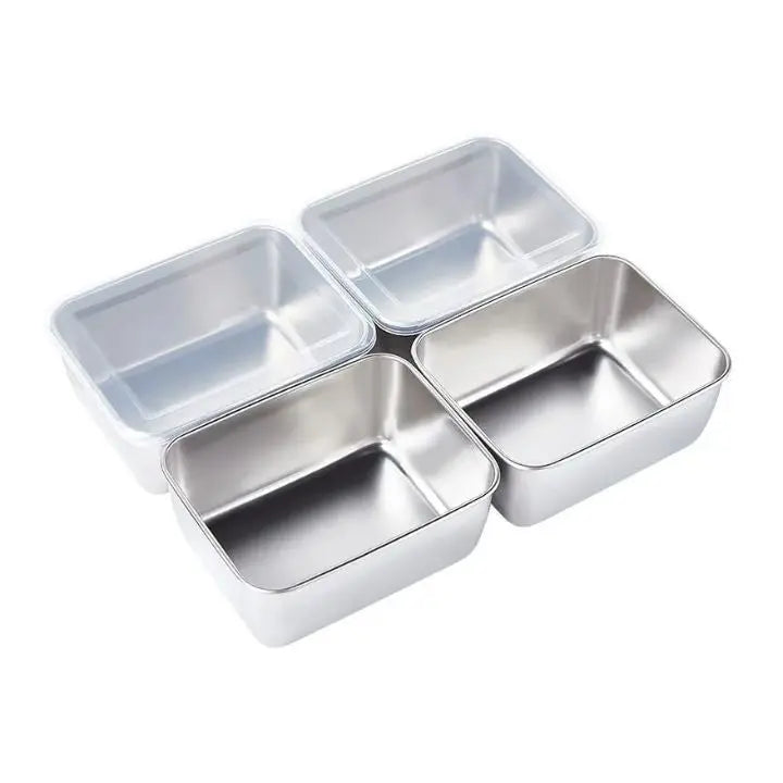 Rynx | Stainless steel can with lid – stackable & leak-proof