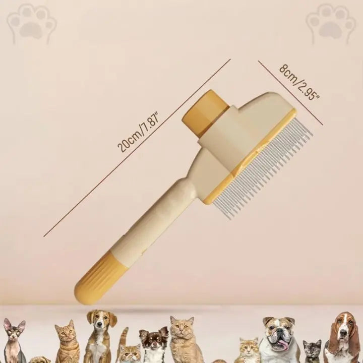 Rynx | Simple Self-Cleaning Flea Comb & Coat Brush